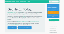 Desktop Screenshot of buprenorphine-doctors.com